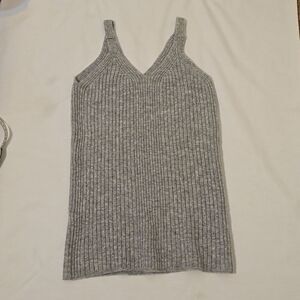 Knit wool blend top